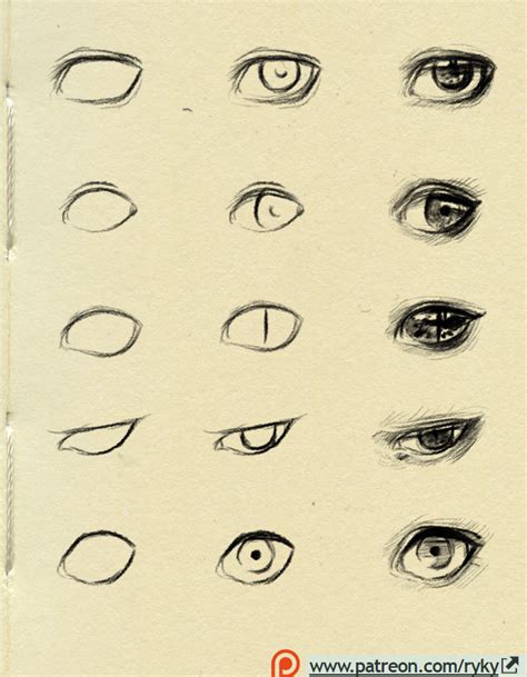 Eyes Reference 1 By Ryky On Deviantart