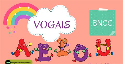 Blog Profissão Professor Atividades e Plano de Aula Vogais para a Educação Infantil e Alfabetização