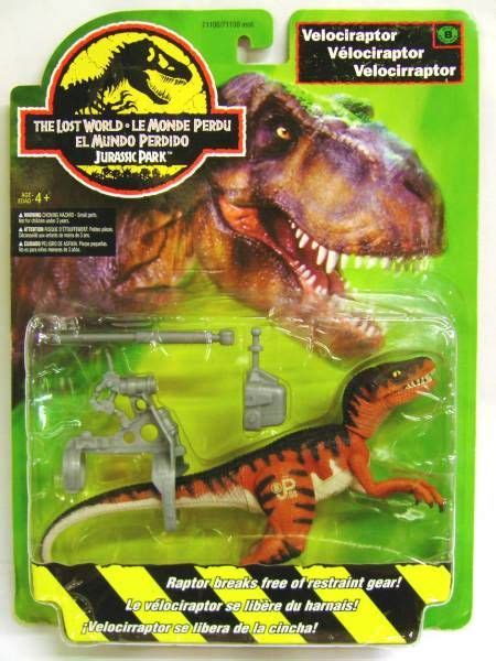 Jurassic Park 2 The Lost World Kenner Velociraptor Mint On Card