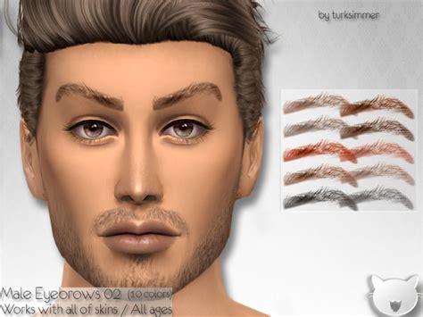 Male Eyebrows 02 By Turksimmer At Tsr Sims 4 Updates