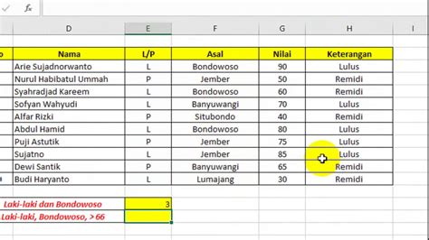 Rumus Countif Beda Sheet Dan Beda File Tutorial Excel Menghitung My