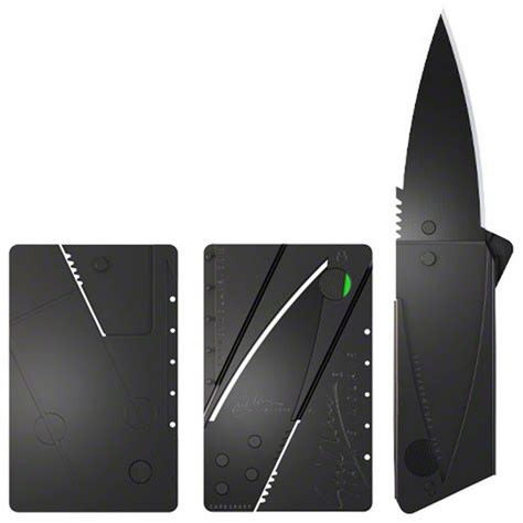 Iain Sinclair Cardsharp 2 Credit Card Folding Safety Knife 26 Black