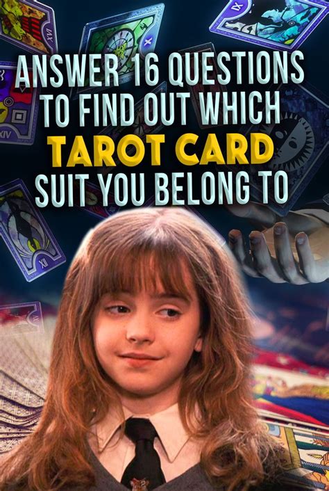 Find out exactly which tarot card you are with this quiz! Quiz: Answer 16 Questions To Find Out Which Tarot Card Suit You Belong To | Tarot cards, How to ...