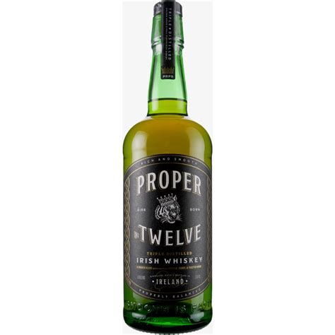 Proper Twelve Irish Whiskey 750 Ml Bottle
