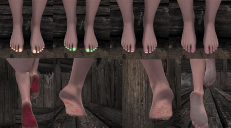 zmd s feet and nail texture overlays for race menu cbbe se 4k ll version