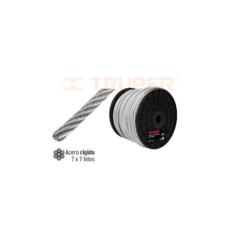 Fiero Cable Acero 3mm75m 7x7 Hilos