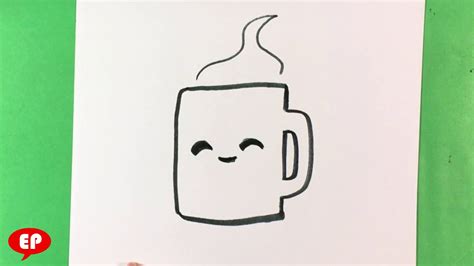 Get all the materials that you many animals are cute in cartoon form but some are easier to draw than others, depending on your level of skill. How to Draw Cute Coffee Mug - Step by Step for Beginners ...
