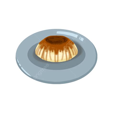 Caramel Pudding Png Transparent Pudding Caramel Cartoon Food Pudding