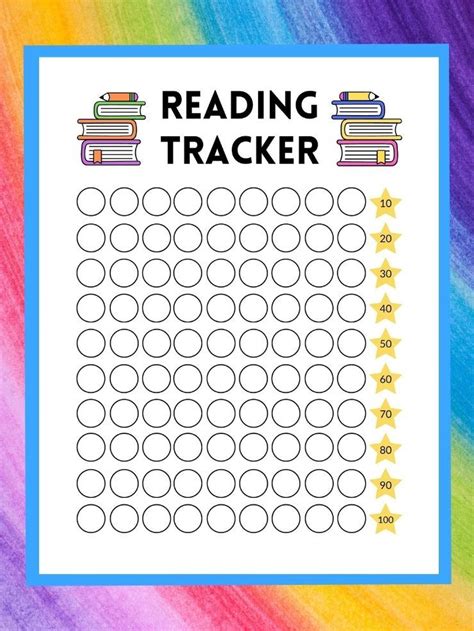 Free Printable Monthly Reading Charts For Kids Artofit