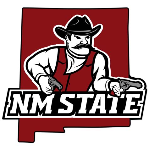 New Mexico State Aggies Ncaa Logo Stickcer