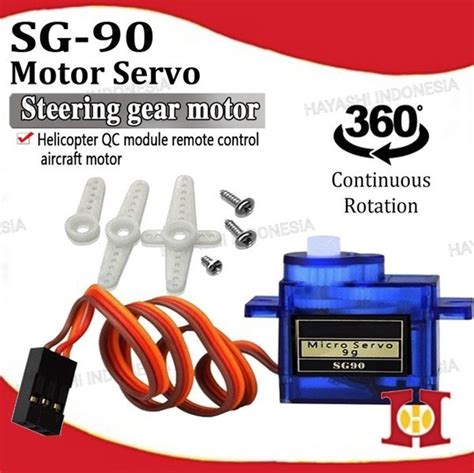 Jual Motor Micro Mini Servo Tower Pro Sg90 Sg 90 9g Arduino Plastic Bearing Di Lapak Hayashi