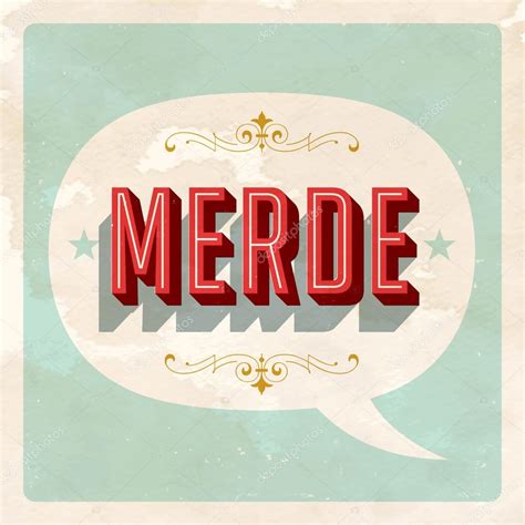French Word Merde — Stock Vector © Realcallahan 88672344