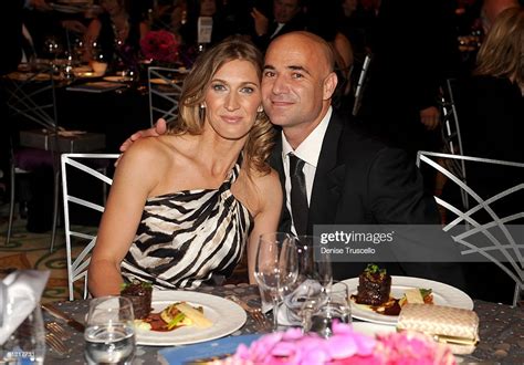 Former Tennis Player Andre Agassi And Former Tennis Player Stefanie