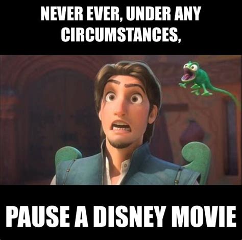 Never Pause A Disney Movie Disney Funny Disney Quotes Funny Funny