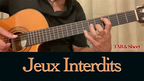 Jeux Interdits Forbidden Games Guitar Tutorial With Tabs And Score