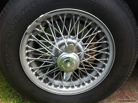 Mgb Rover V8 Red Wire Wheels