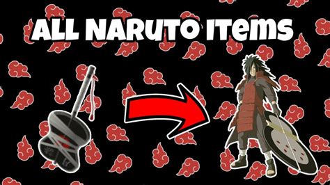 All Roblox Naruto Items All Naruto Items On Roblox All Roblox