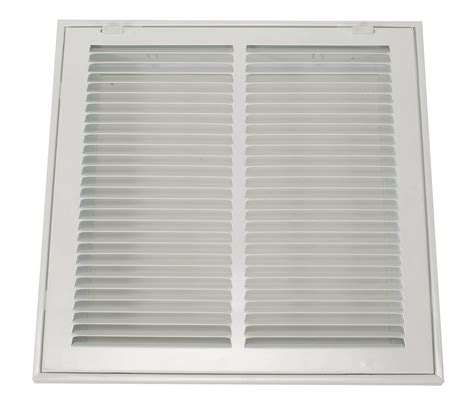 Return Air Filter Grille 20x30 In White Industrial