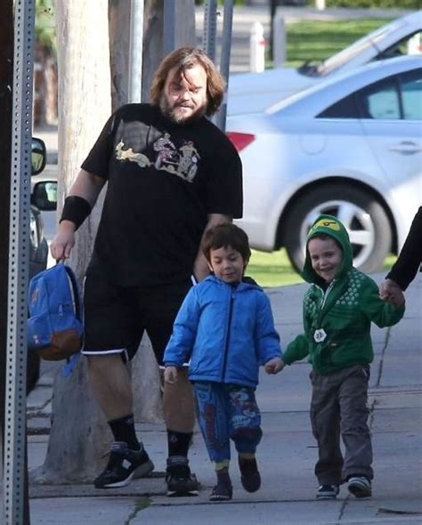 The next level with his father, thomas, and two sons,. Jack Black Takes His Boys To School | Celeb Baby Laundry