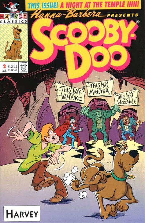 Harvey Classics Scooby Doo Comic 2 January 1993 Comics Scooby Doo