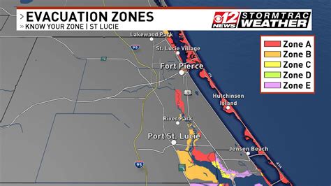 Map Of Florida Evacuation Zones United States Map
