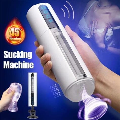 Male Masturbater Automatic Pussy Cup Men Oral Sex Toy Masterbator