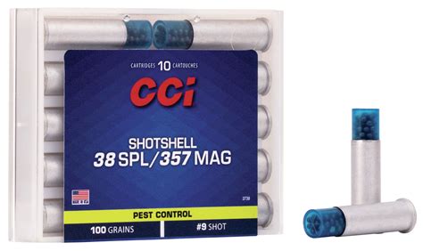 Cci Ammunition Pest Control Shotshell 357 Magnum 38 Special 100