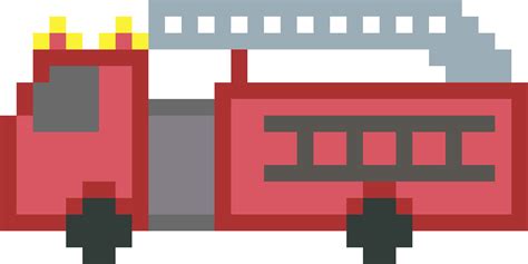 Pixel Art Fire Engine Icons Png Free Png And Icons Downloads
