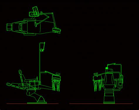 Medical Dental Chair Dwg Block For Autocad • Designs Cad