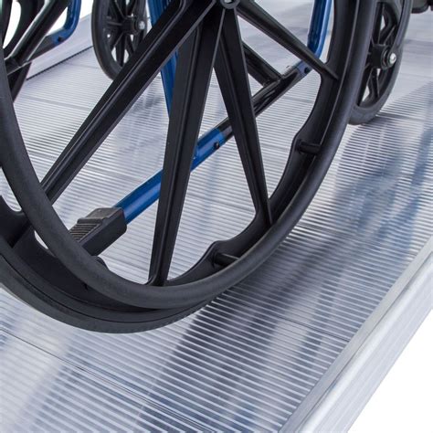 5 L Silver Spring Aluminum Wheelchair Access Ramps With Handrails