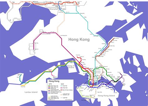 Hong Kong Kaart Interactieve En Gedetailleerde Plattegronden Van Hong