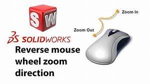 How To Change Mouse Wheel Zoom Direction In Solidworks Reverse Mouse