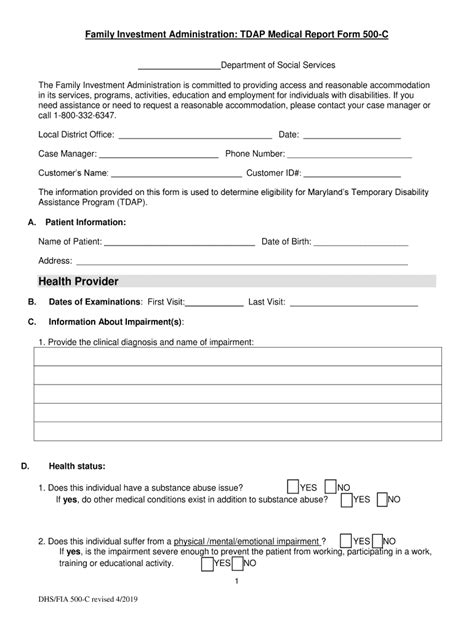 Medical 500 Form Fill Online Printable Fillable Blank Pdffiller