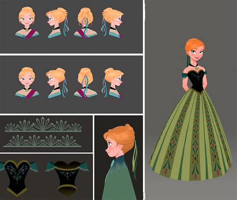 Frozen Anna Coronation Dress Concept Art