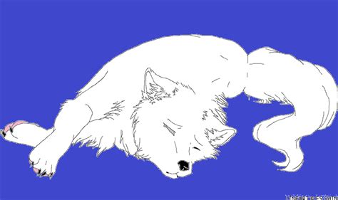 Sad Wolf Lineart By Xxwitherxx By Stardustthewolf On Deviantart