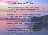 Funeral Poems | Swanborough Funerals | Memorial poems for dad, Funeral ...