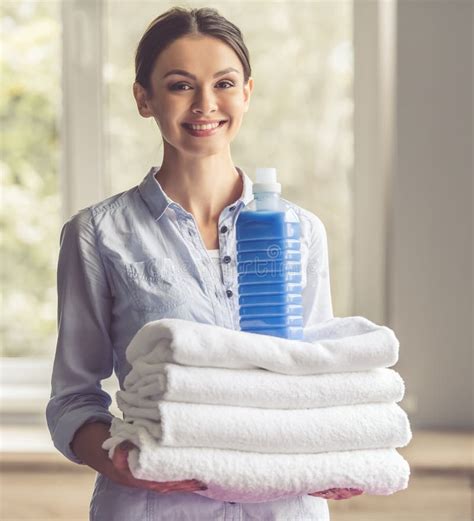 Woman Washing Clothes Stock Image Image Of Expression 80187347