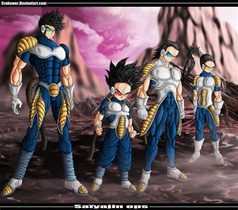 Fan Art Concept Saiyajin Ops By Crakower On DeviantArt Dragon Ball Super Art Dragon Ball