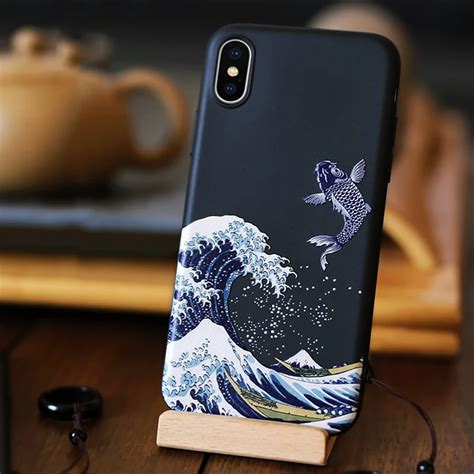 Cool Art Graffiti Painted Phone Case For Iphone 7 8 X Xs Max 3d Emboss