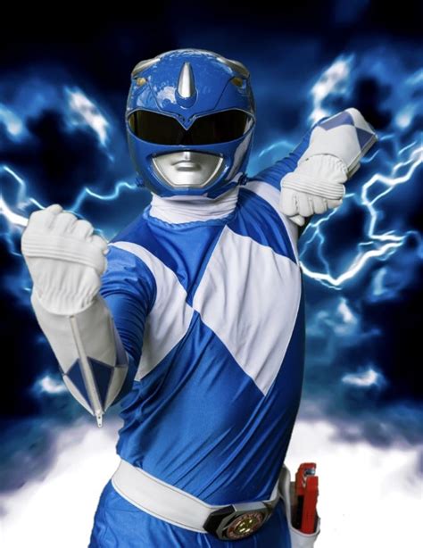 Blue Mighty Morphin Power Ranger Power Rangers Samurai Mighty