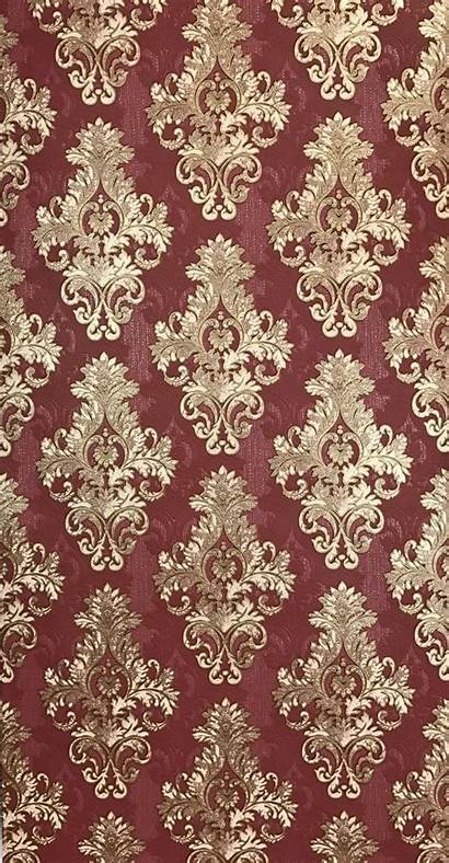Victorian Damask Burgundy Wallcoveringsmart Paper Maroon Textured