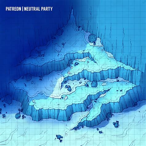 Dnd 5e Ice Cave Map Maps Of The Month Rime Of The Frostmaiden And