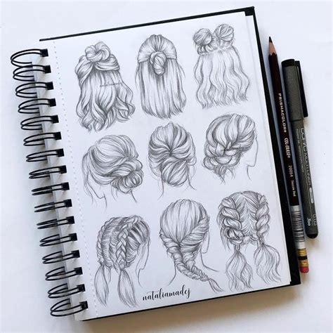 30 Amazing Hair Drawing Ideas And Inspiration Brighter Craft Pencil Art