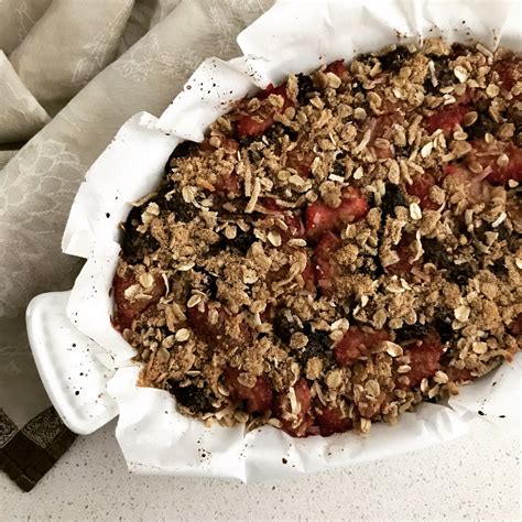 Cherry Strawberry And Prune Whole Grain Cobbler Healthy Lifestyle