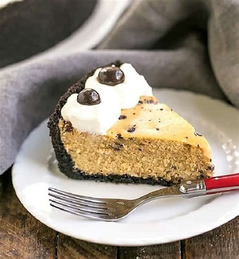 Mocha Cheesecake With Chocolate Chips That Skinny Chick Can Bake