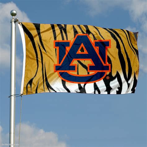 Auburn University Au Tiger Stripes Flag 3x5 Banner 848267017719 Ebay