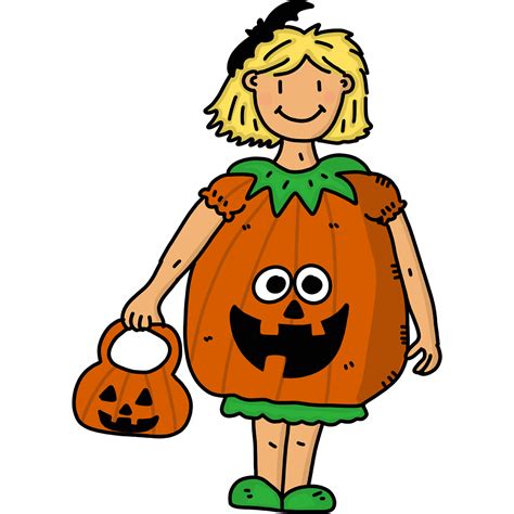 Pumpkin Costume Clipart