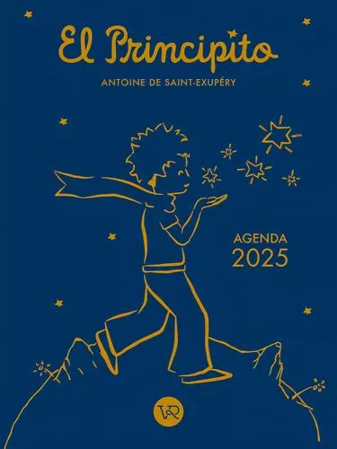 Agenda El Principito 2025 Azul Anillada