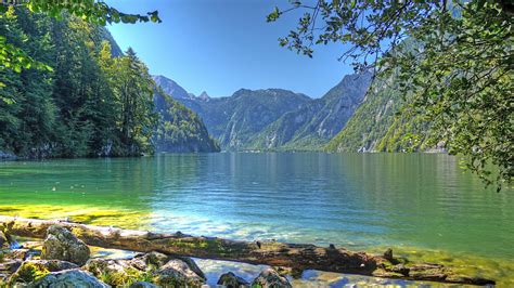 Königssee Mountain Lake Known As The Cleanest Lake In