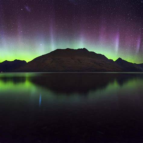 Cecil Peak Wallpaper 4k New Zealand Aurora Borealis
